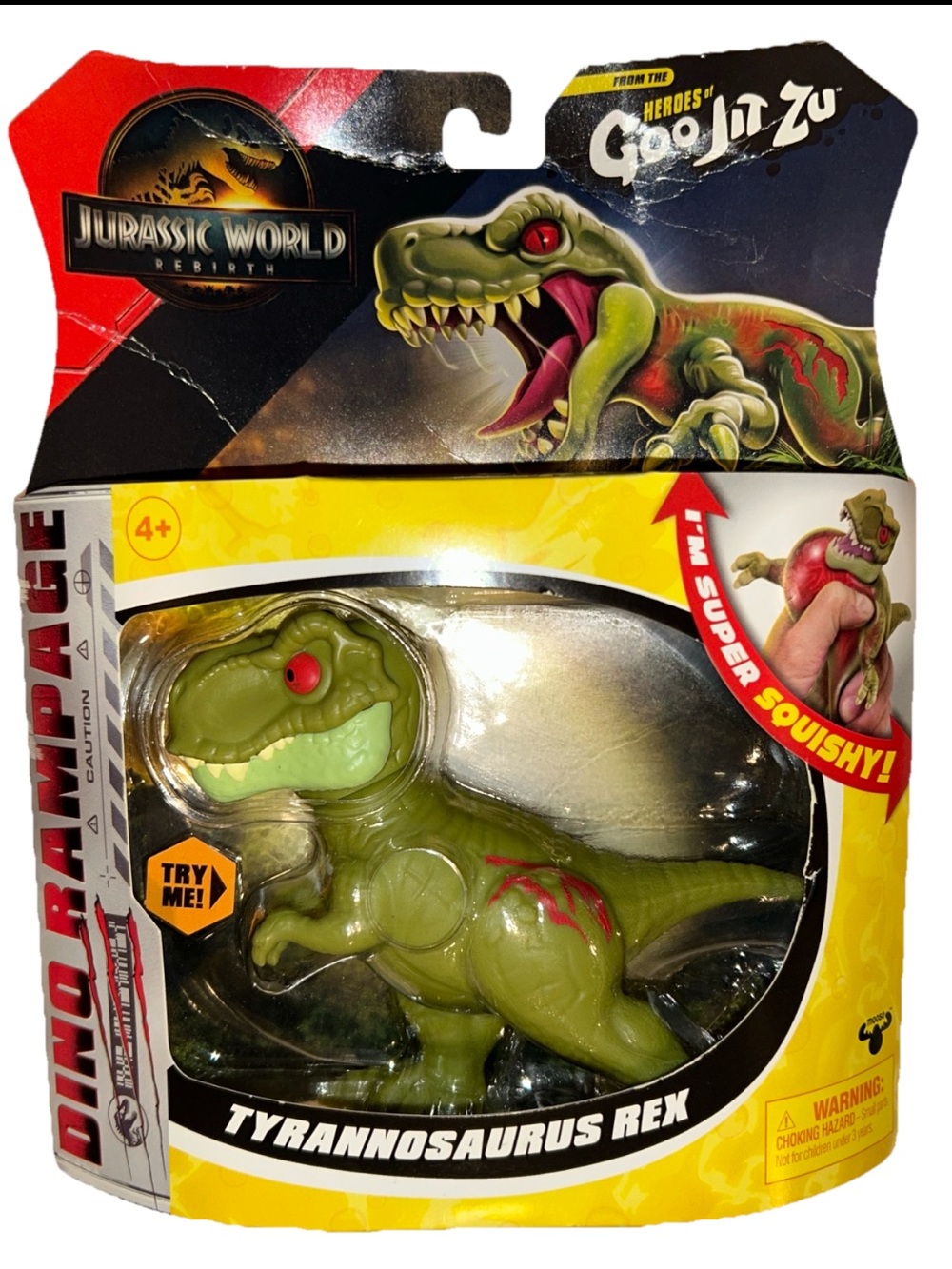 Heroes Of Goo Jit Zu Tyrannosaurus Rex Action Figure Jurassic World Dino Rampage